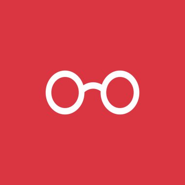 Retro yuvarlak gözlük simgesi