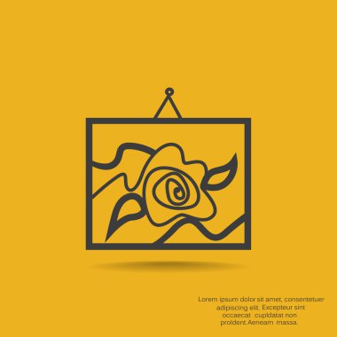 çerçeveli resim simgesi