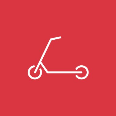 Scooter için çocuk simgesi