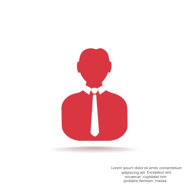 İşadamı siluet web simgesi