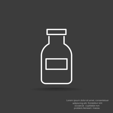 Tıp şişe web simgesi