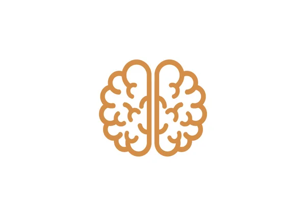 Ανθρώπινος εγκέφαλος εικονίδιο web — Διανυσματικό Αρχείο