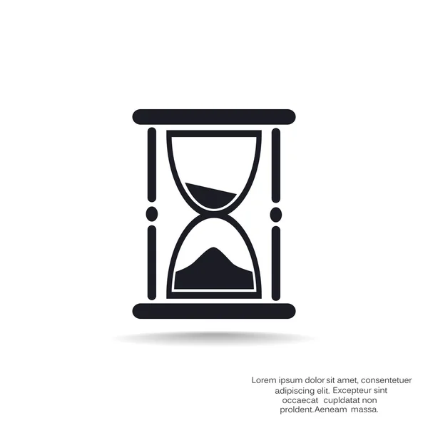 Sand clock web icon — Stock Vector