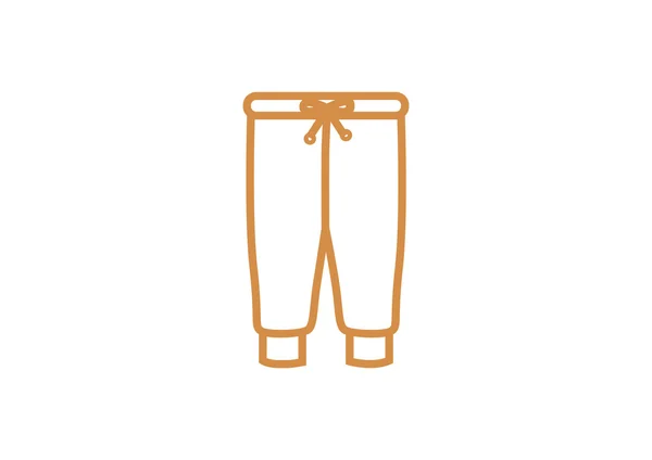 Pantalón icono web — Vector de stock