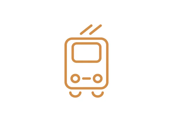 Ikona webové trolejbus — Stockový vektor