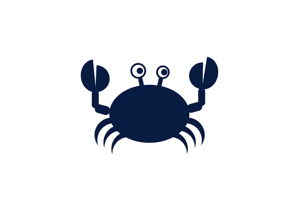 Icône web crabe — Image vectorielle