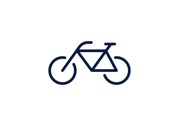 Bicicleta icono web simple — Vector de stock
