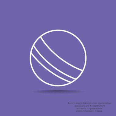 Plaj topu web simgesi