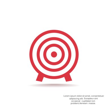 Yuvarlak hedef web simgesi