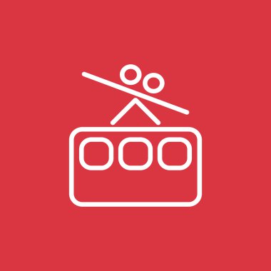 Füniküler demiryolu web simgesi