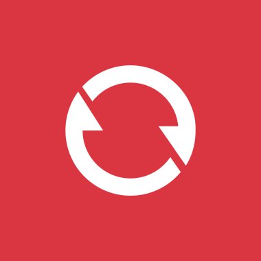 Oklar web simgesi olan daire