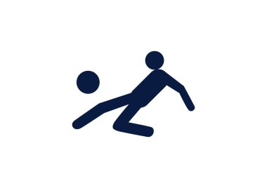 Futbol oyuncu siluet