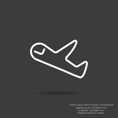 Anahat airbus uçak web simgesi