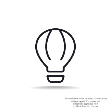 Balon aerostat web simgesi