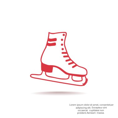 Paten ayakkabı web simgesi