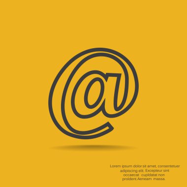 E-posta işareti web simgesi