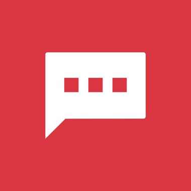 Diyalog kabarcık web simgesi