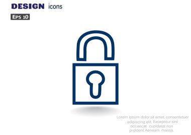 kapalı kilit simgesi