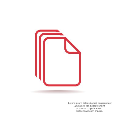 Dosyaları veya belgeleri web simgesi