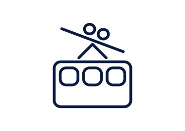 Füniküler demiryolu web simgesi