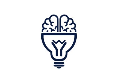 Ampul simgesi olan beyin