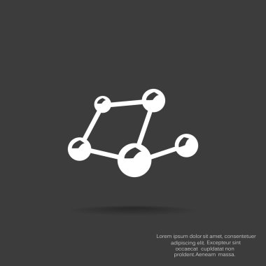 Moleküler bileşik web simgesi