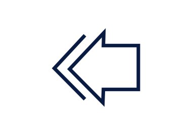 basit ok sol işaret