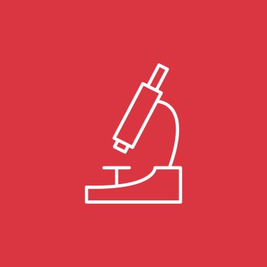 Basit mikroskop simgesi