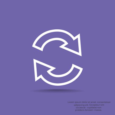 Oklar web simgesi olan daire