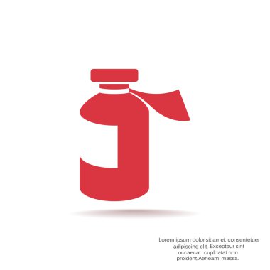 Tıp şişe web simgesi 