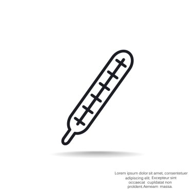 medikal termometre web simgesi