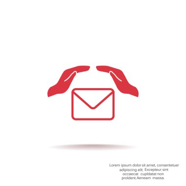 Zarf el web simgesi ile