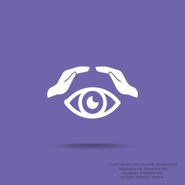 Vizyon ve sigorta web simgesi