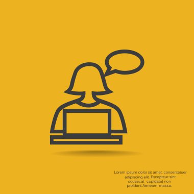 Video konferans simgesi