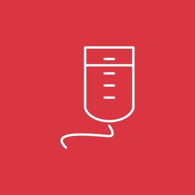 Damla sayacı basit web simgesi