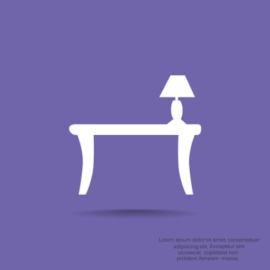 lambalı Vintage tablo