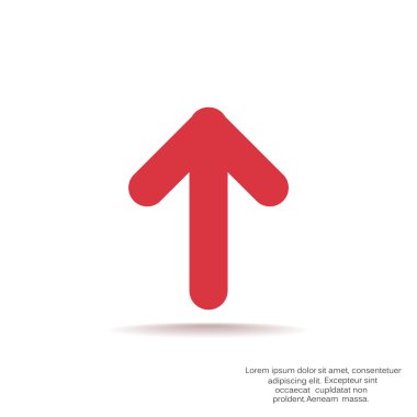 Ok yukarı Web simgesi