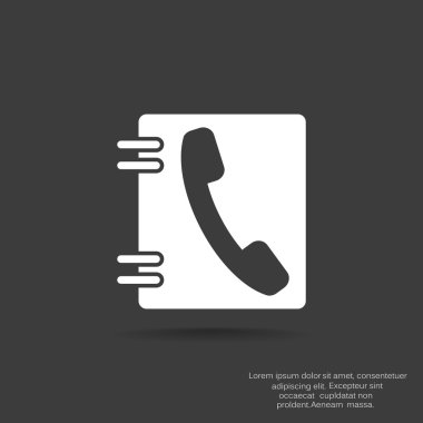 Telefon kişiler web simgesi