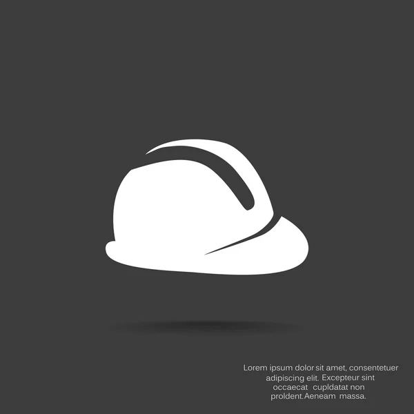 Icono web halmet seguro — Vector de stock