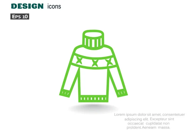 Trui web pictogram — Stockvector