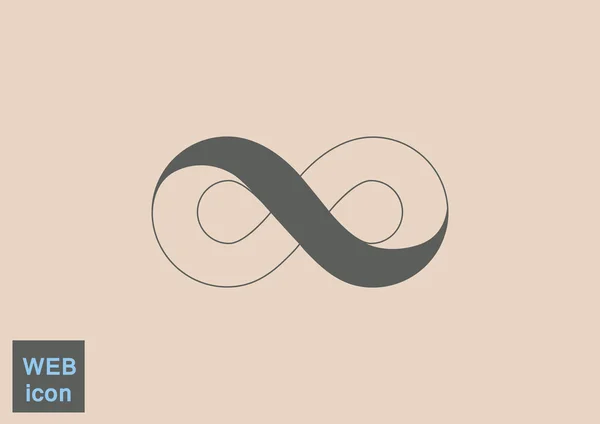 Simple infinity sign — Stock Vector