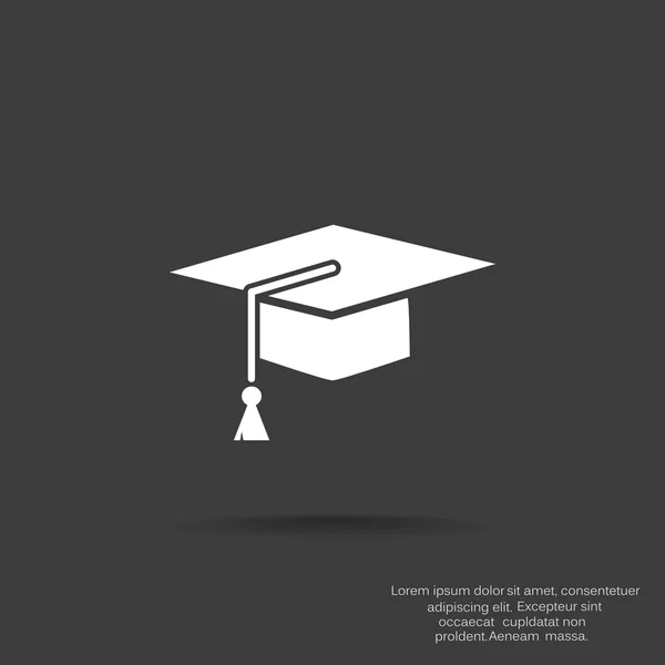 Atributos del icono del estudiante — Vector de stock