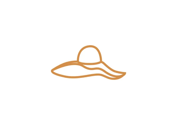 Chapeau icône web — Image vectorielle