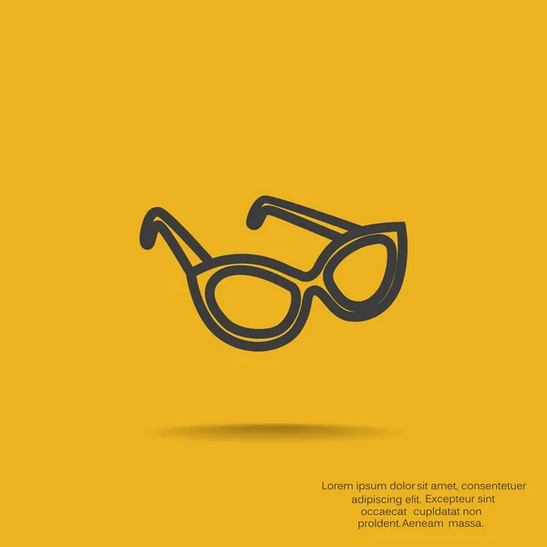 眼鏡 web のアイコン — ストックベクタ