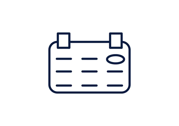Simple organaizer web icon — Stock Vector