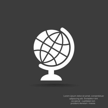 Basit küre web simgesi