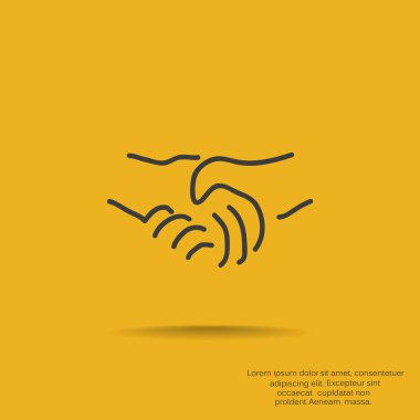 Eller simgesini, başka sallayarak