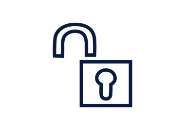 açılan kilit simgesi