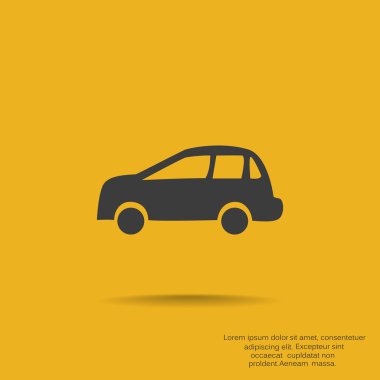 Basit araba web simgesi