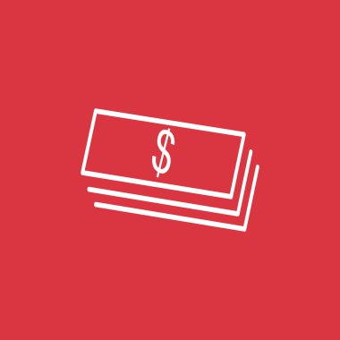 Dolar web simgesi yığını